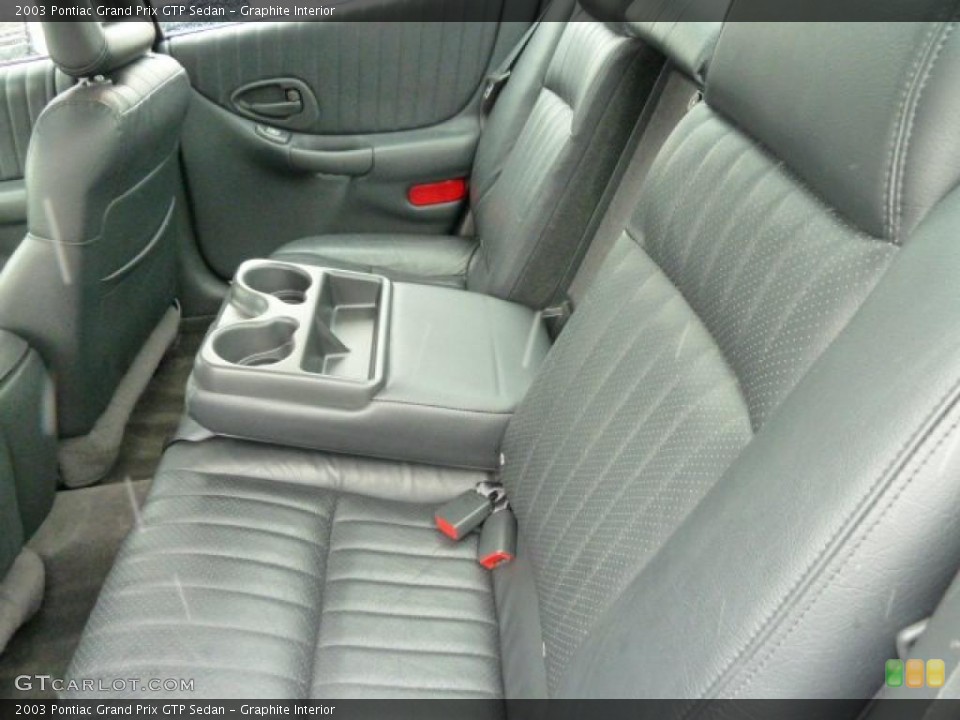 Graphite Interior Photo for the 2003 Pontiac Grand Prix GTP Sedan #43465480