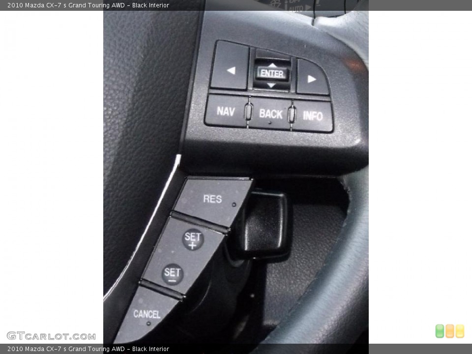 Black Interior Controls for the 2010 Mazda CX-7 s Grand Touring AWD #43468154