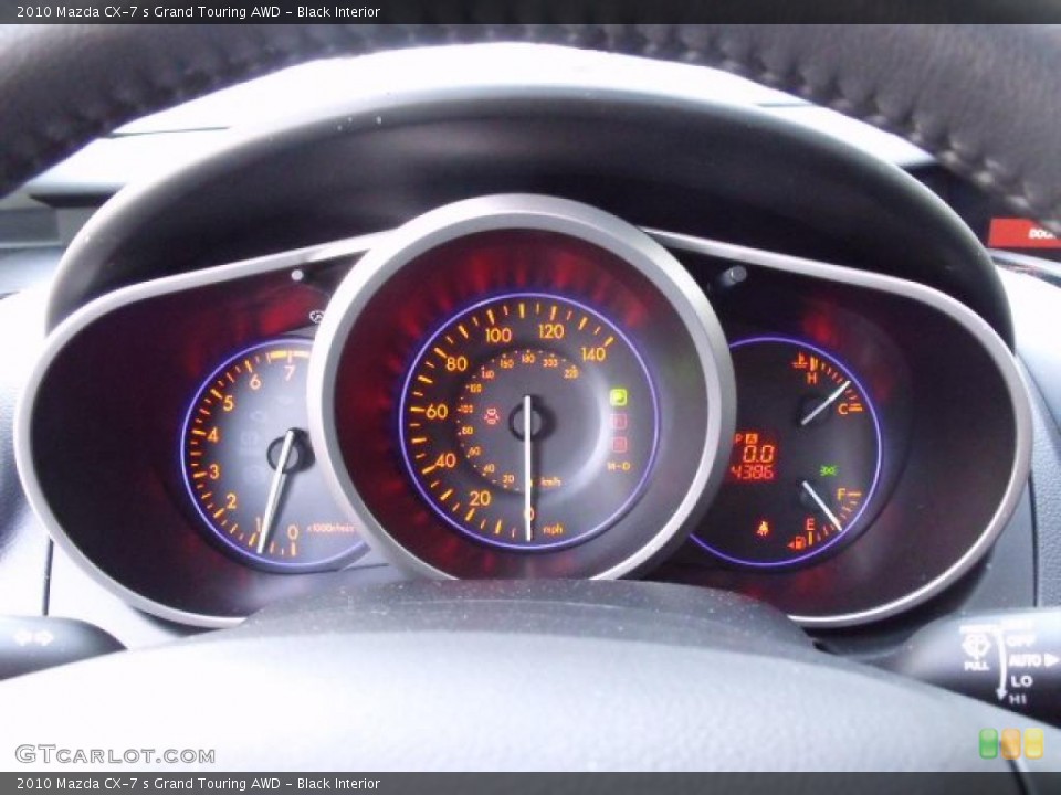 Black Interior Gauges for the 2010 Mazda CX-7 s Grand Touring AWD #43468166
