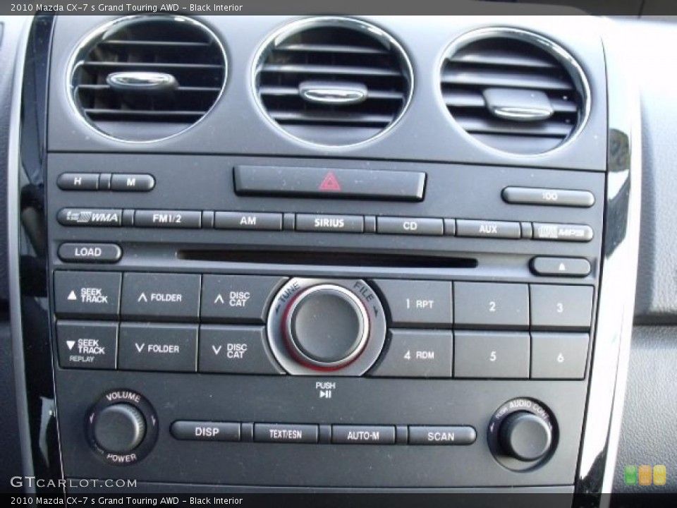 Black Interior Controls for the 2010 Mazda CX-7 s Grand Touring AWD #43468258