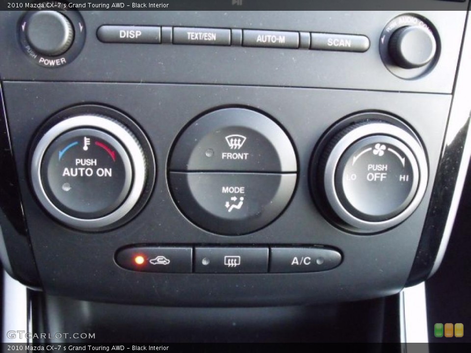 Black Interior Controls for the 2010 Mazda CX-7 s Grand Touring AWD #43468302