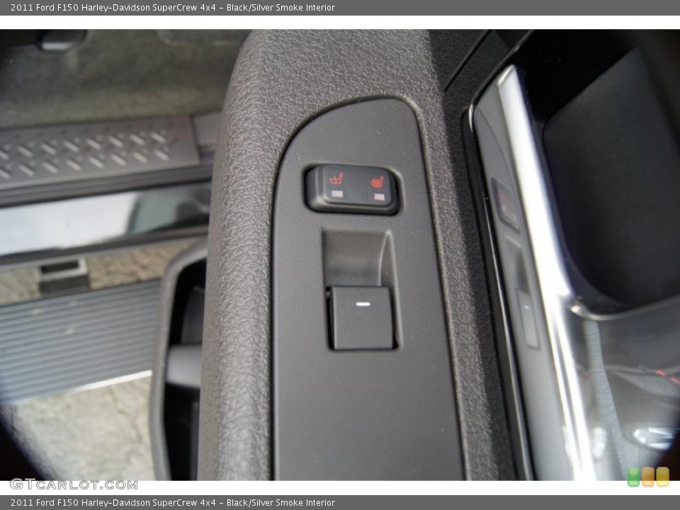 Black/Silver Smoke Interior Controls for the 2011 Ford F150 Harley-Davidson SuperCrew 4x4 #43472800