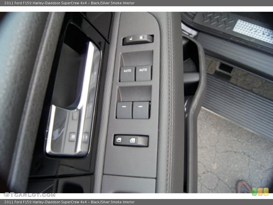 Black/Silver Smoke Interior Controls for the 2011 Ford F150 Harley-Davidson SuperCrew 4x4 #43473050