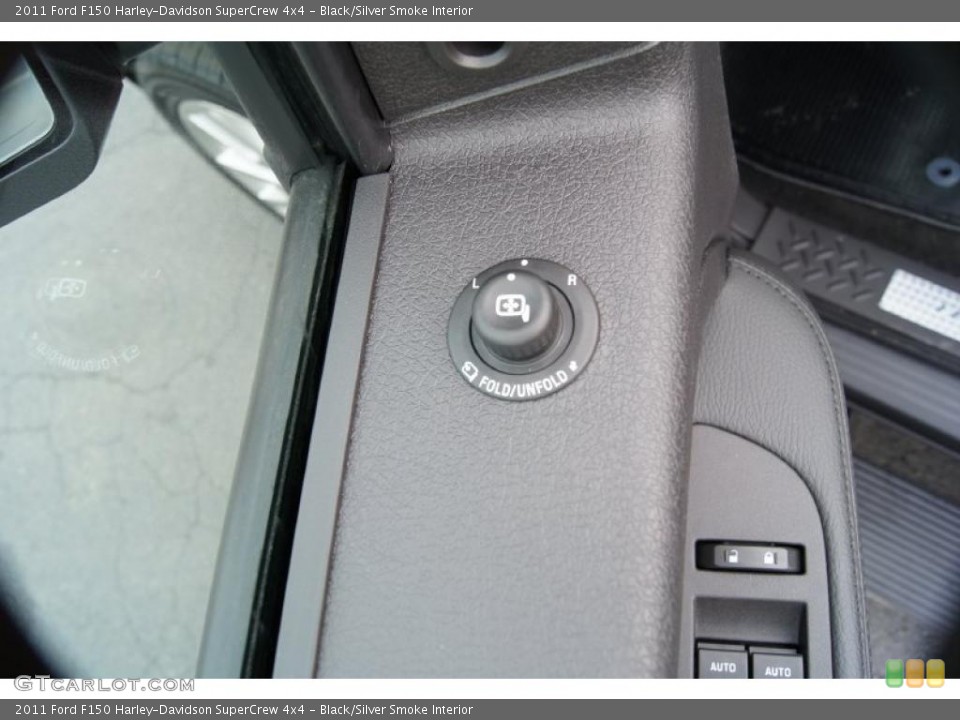 Black/Silver Smoke Interior Controls for the 2011 Ford F150 Harley-Davidson SuperCrew 4x4 #43473070