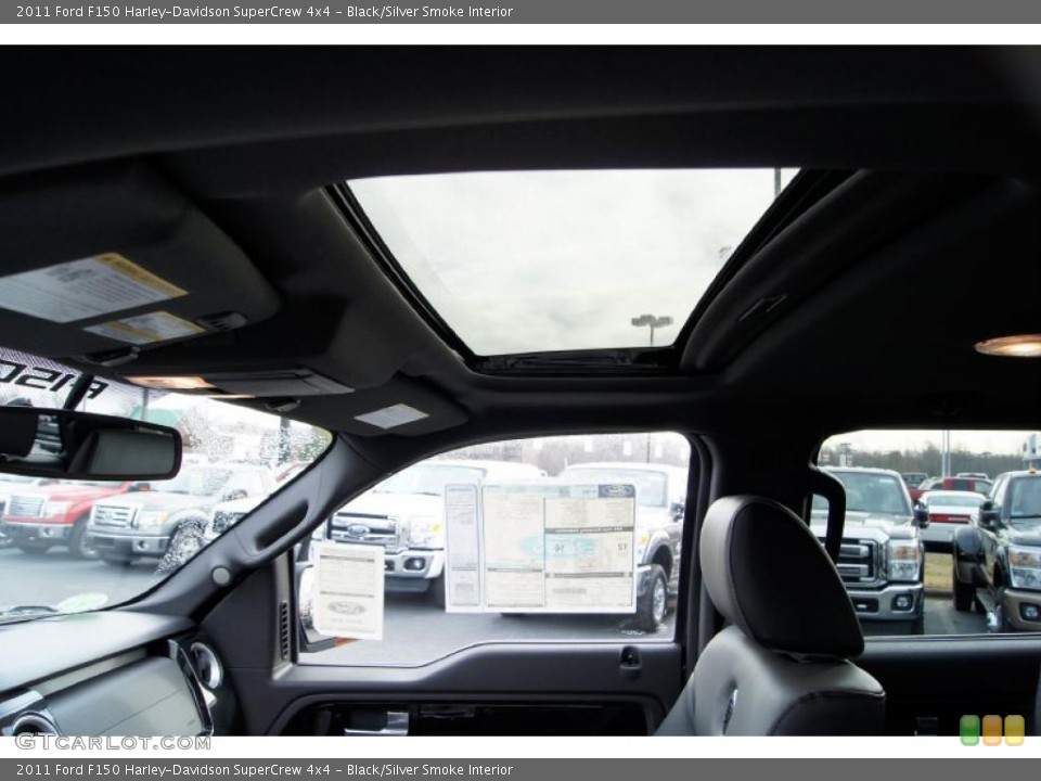 Black/Silver Smoke Interior Sunroof for the 2011 Ford F150 Harley-Davidson SuperCrew 4x4 #43473130