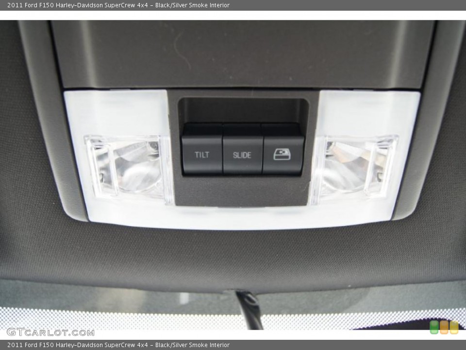 Black/Silver Smoke Interior Controls for the 2011 Ford F150 Harley-Davidson SuperCrew 4x4 #43473379