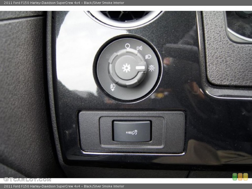 Black/Silver Smoke Interior Controls for the 2011 Ford F150 Harley-Davidson SuperCrew 4x4 #43473419
