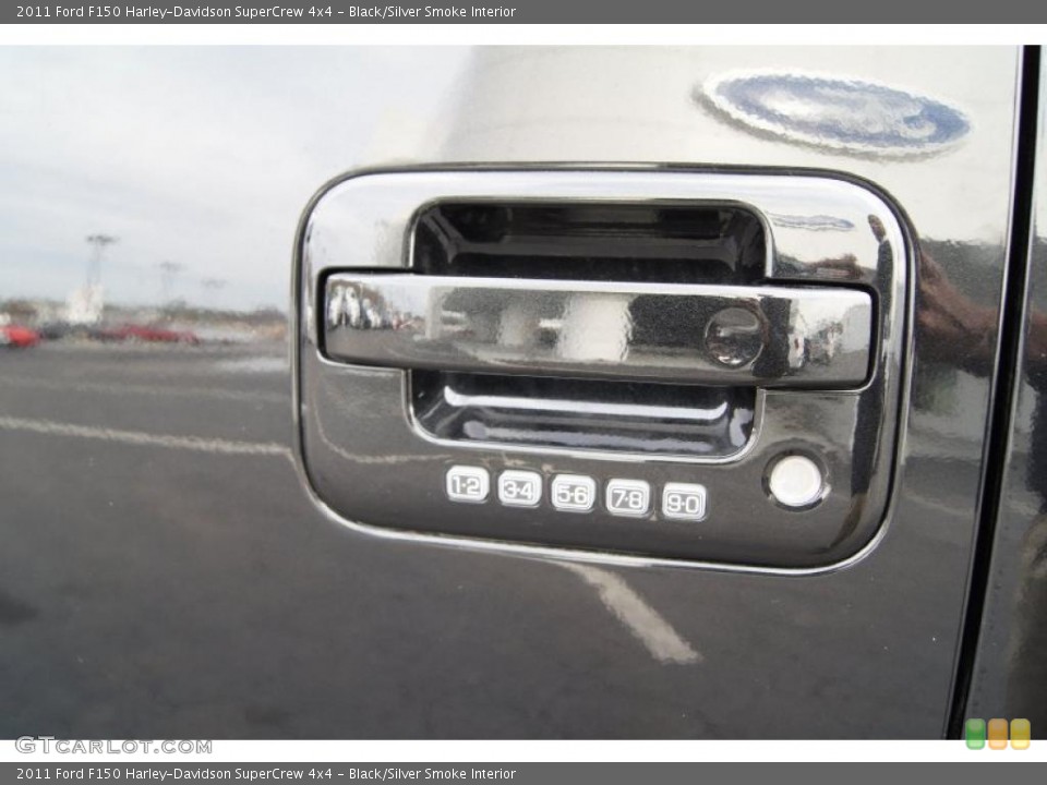 Black/Silver Smoke Interior Controls for the 2011 Ford F150 Harley-Davidson SuperCrew 4x4 #43473462