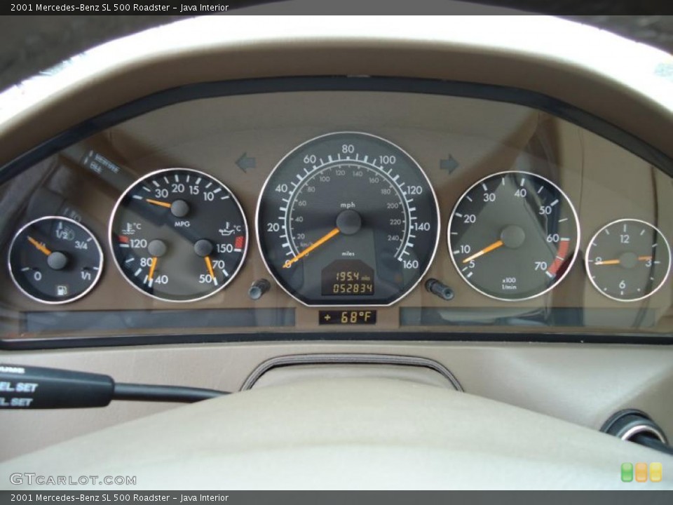 Java Interior Gauges for the 2001 Mercedes-Benz SL 500 Roadster #43474295