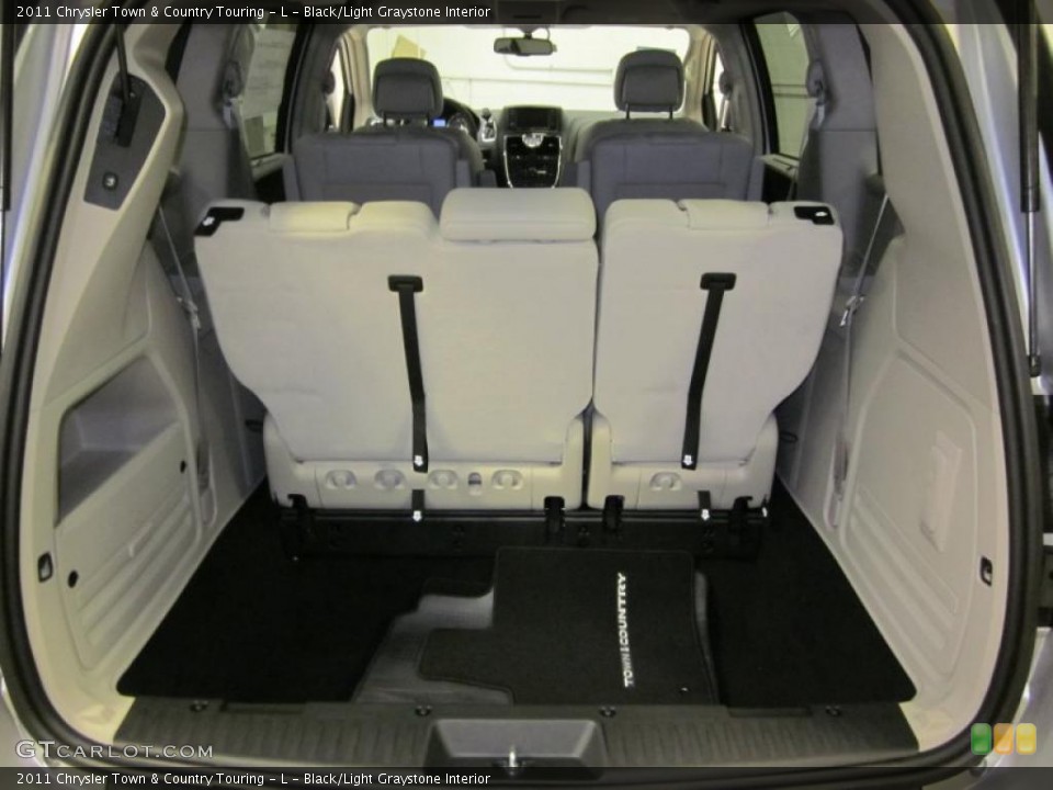 Black/Light Graystone Interior Trunk for the 2011 Chrysler Town & Country Touring - L #43475778