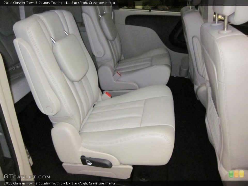 Black/Light Graystone Interior Photo for the 2011 Chrysler Town & Country Touring - L #43475890