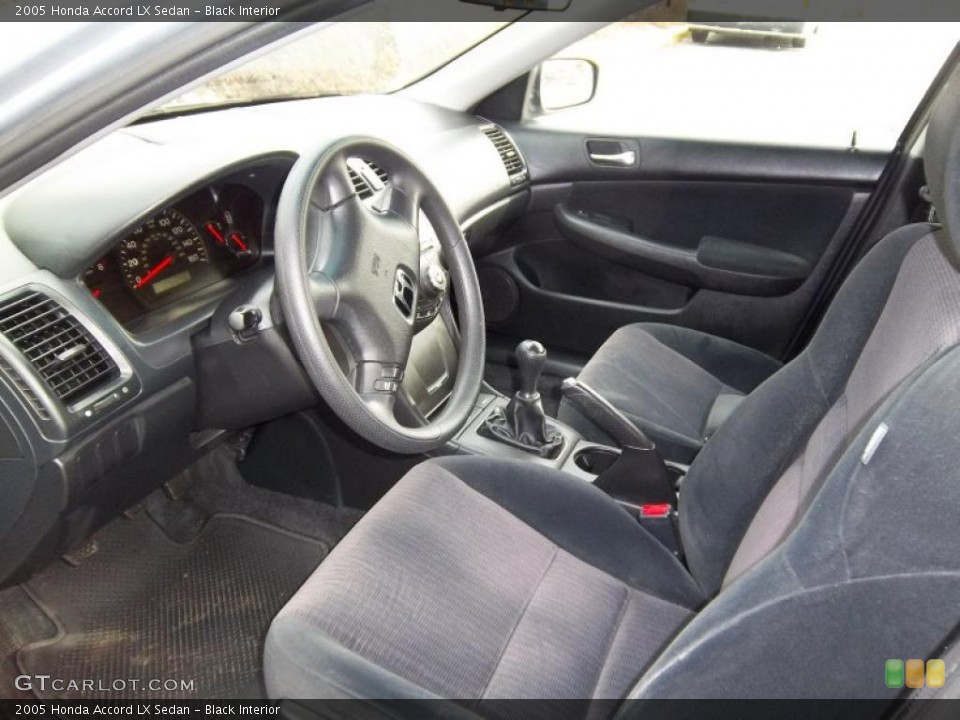 Black Interior Photo for the 2005 Honda Accord LX Sedan #43476026
