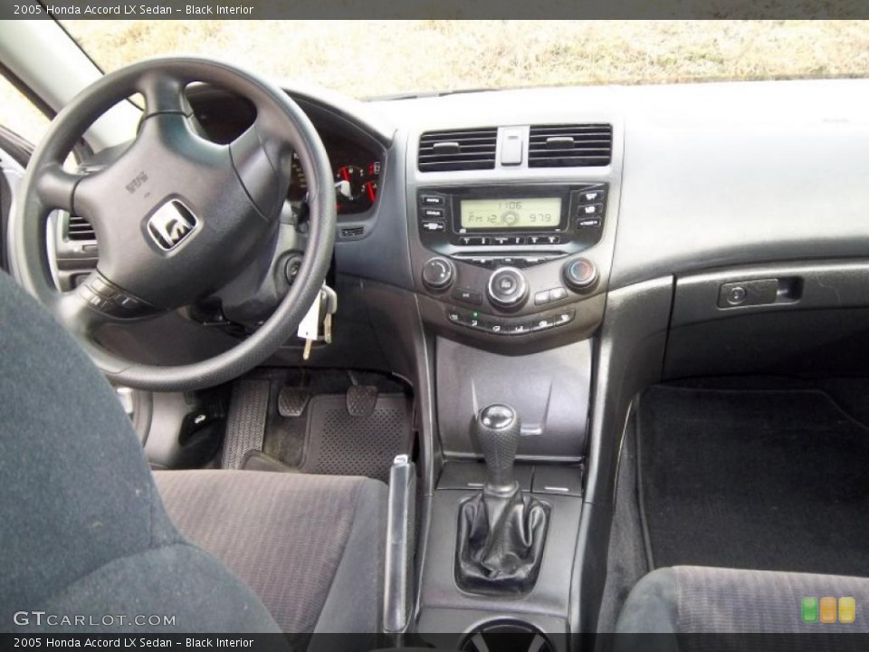 Black Interior Dashboard for the 2005 Honda Accord LX Sedan #43476038