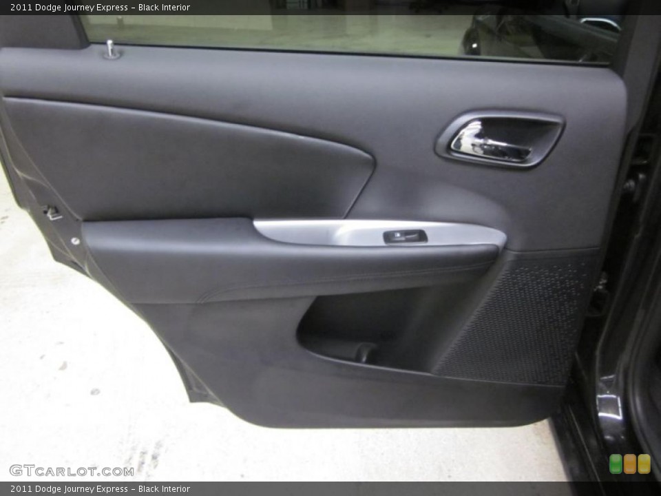 Black Interior Door Panel for the 2011 Dodge Journey Express #43476590