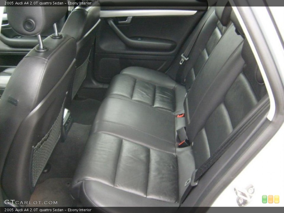 Ebony Interior Photo for the 2005 Audi A4 2.0T quattro Sedan #43481623