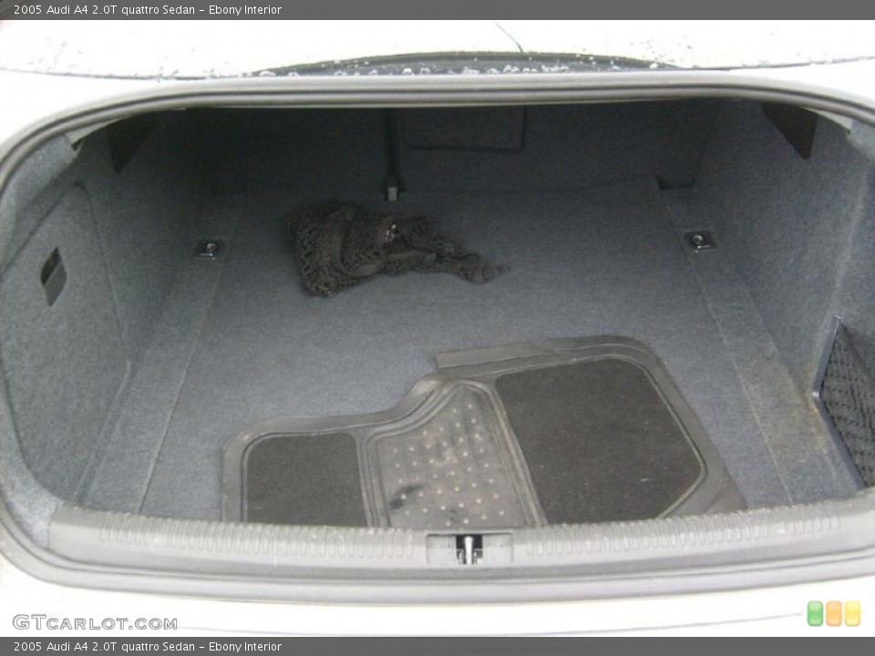Ebony Interior Trunk for the 2005 Audi A4 2.0T quattro Sedan #43481659