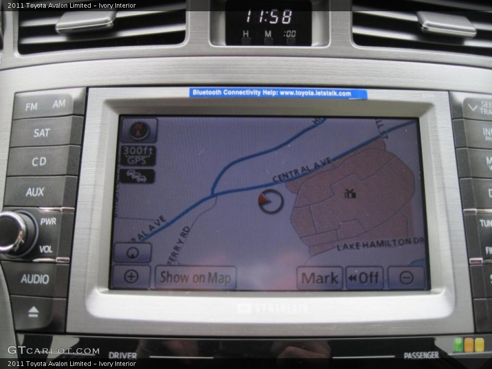 Ivory Interior Navigation for the 2011 Toyota Avalon Limited #43482983