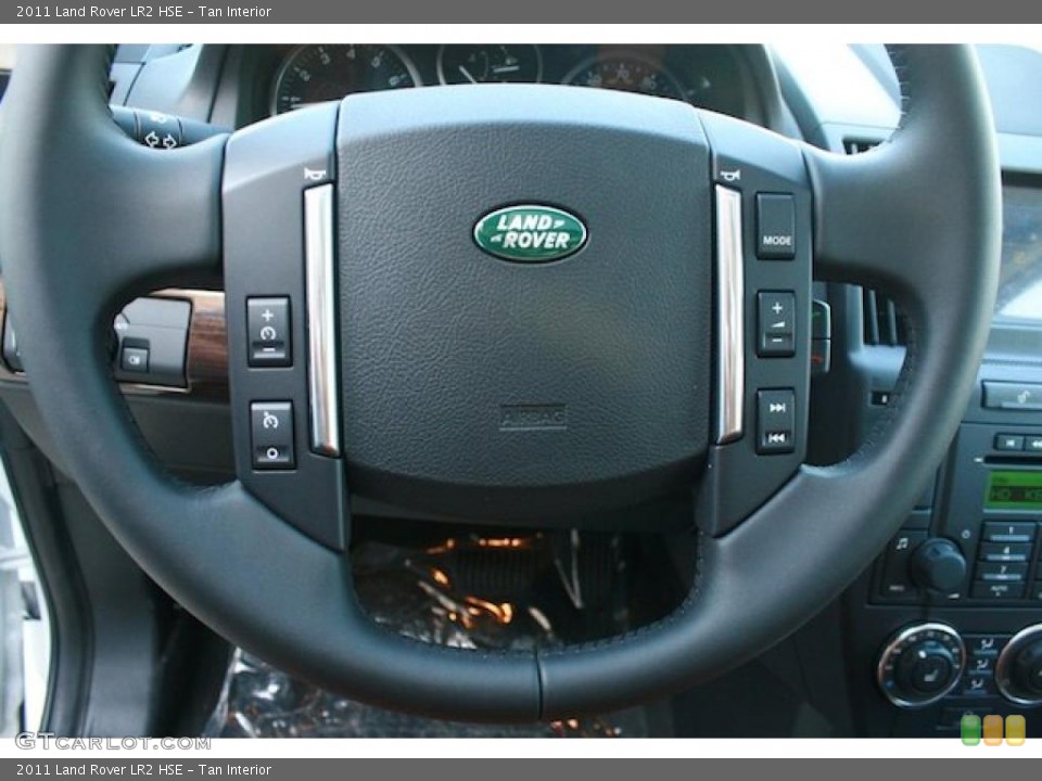 Tan Interior Steering Wheel for the 2011 Land Rover LR2 HSE #43486000