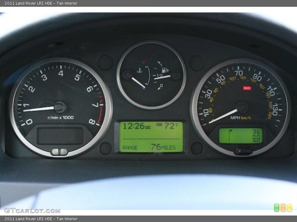 Tan Interior Gauges for the 2011 Land Rover LR2 HSE #43486016