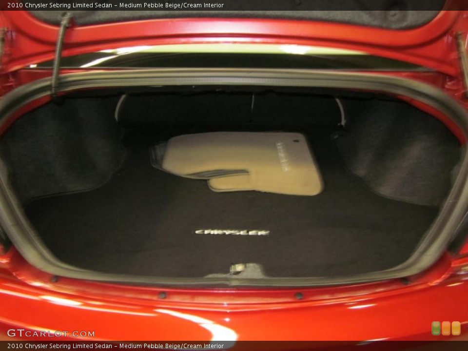 Medium Pebble Beige/Cream Interior Trunk for the 2010 Chrysler Sebring Limited Sedan #43486792