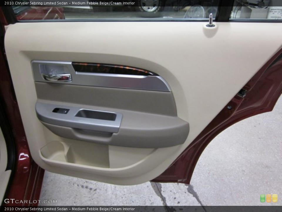 Medium Pebble Beige/Cream Interior Door Panel for the 2010 Chrysler Sebring Limited Sedan #43486944
