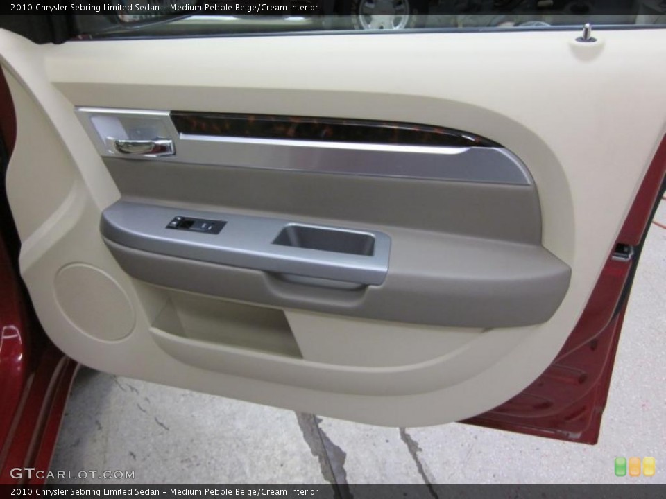 Medium Pebble Beige/Cream Interior Door Panel for the 2010 Chrysler Sebring Limited Sedan #43486992