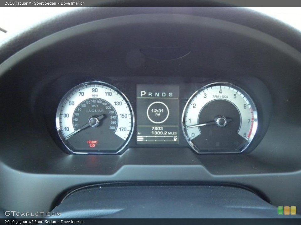 Dove Interior Gauges for the 2010 Jaguar XF Sport Sedan #43489096