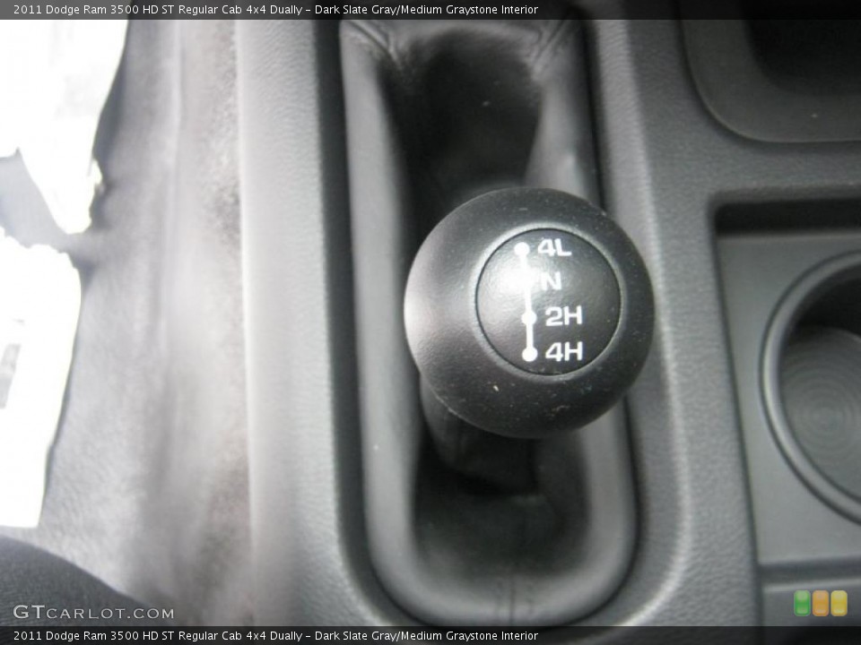 Dark Slate Gray/Medium Graystone Interior Controls for the 2011 Dodge Ram 3500 HD ST Regular Cab 4x4 Dually #43491204