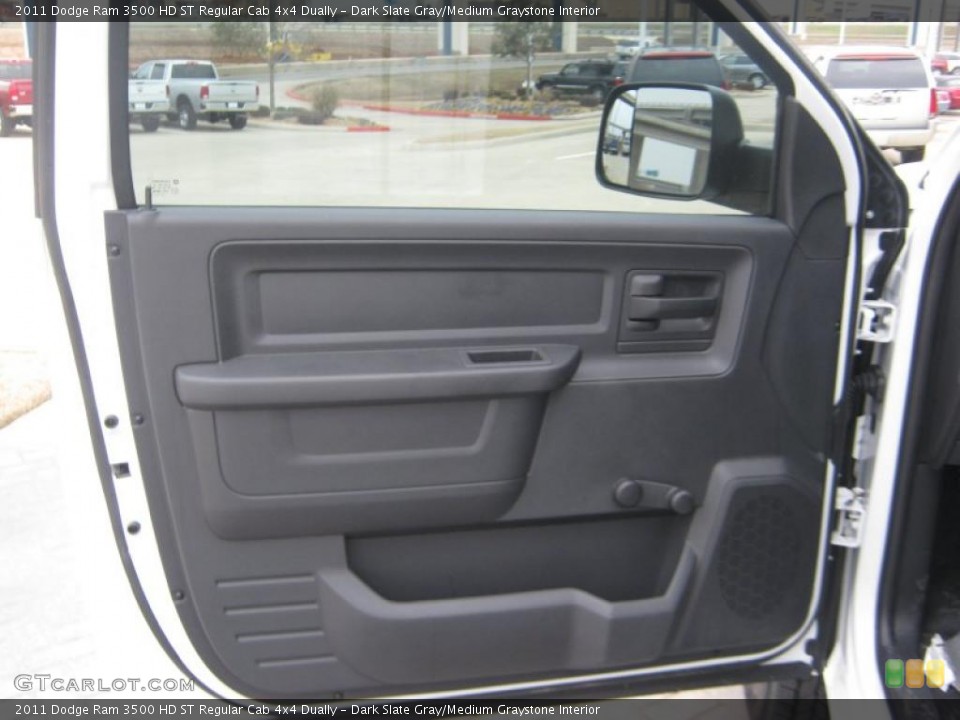 Dark Slate Gray/Medium Graystone Interior Door Panel for the 2011 Dodge Ram 3500 HD ST Regular Cab 4x4 Dually #43491236