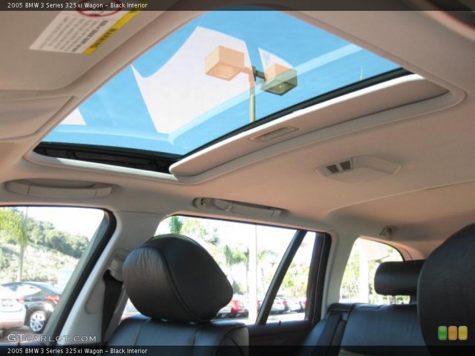 Black Interior Sunroof for the 2005 BMW 3 Series 325xi Wagon #43494276