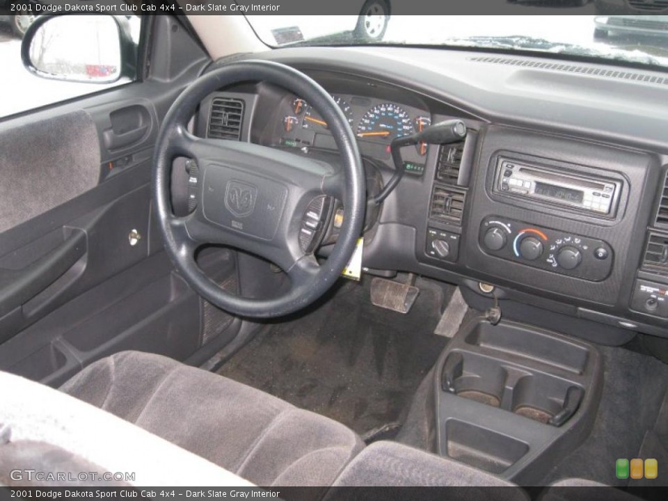 Dark Slate Gray Interior Photo for the 2001 Dodge Dakota Sport Club Cab 4x4 #43496757