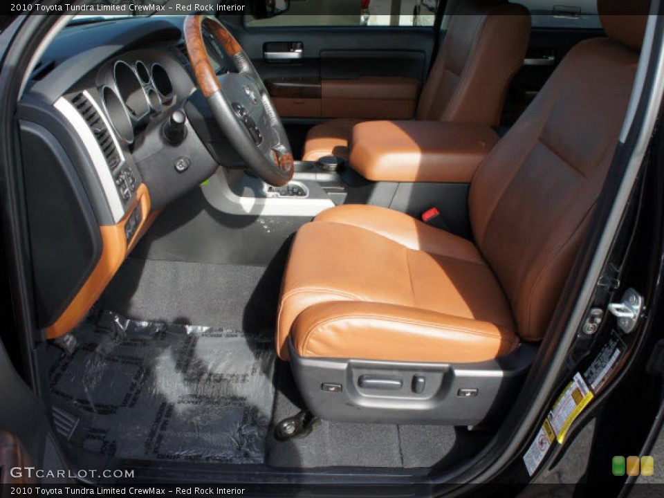 Red Rock Interior Photo for the 2010 Toyota Tundra Limited CrewMax #43500922