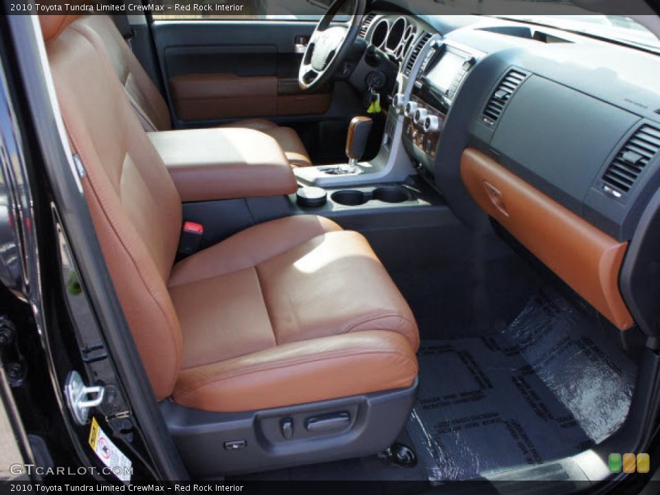 Red Rock Interior Photo for the 2010 Toyota Tundra Limited CrewMax #43501014