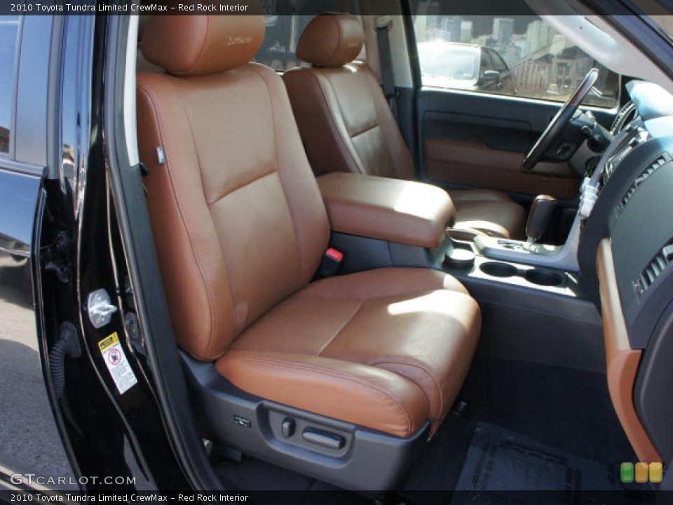 Red Rock Interior Photo for the 2010 Toyota Tundra Limited CrewMax #43501030