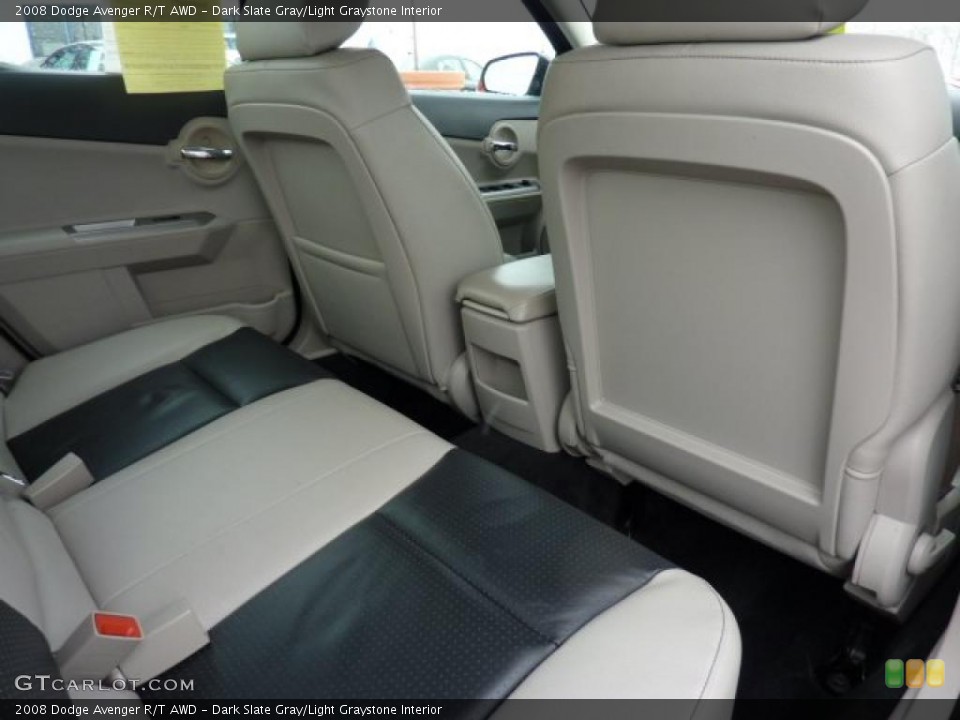Dark Slate Gray/Light Graystone Interior Photo for the 2008 Dodge Avenger R/T AWD #43501670