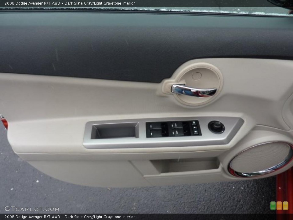 Dark Slate Gray/Light Graystone Interior Door Panel for the 2008 Dodge Avenger R/T AWD #43501746