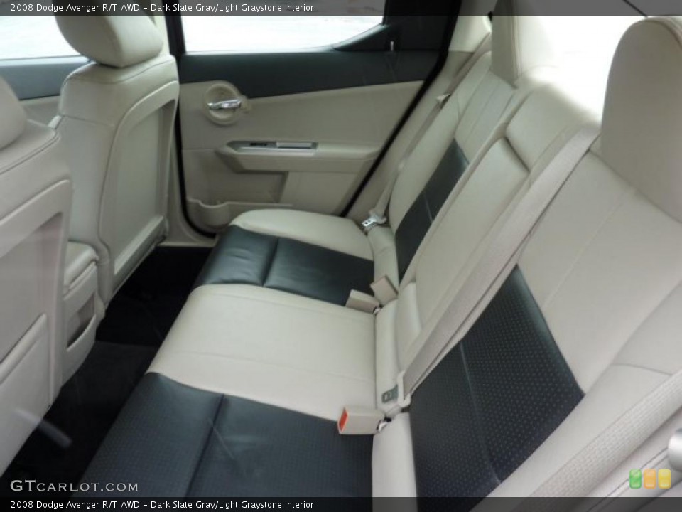 Dark Slate Gray/Light Graystone Interior Photo for the 2008 Dodge Avenger R/T AWD #43501758