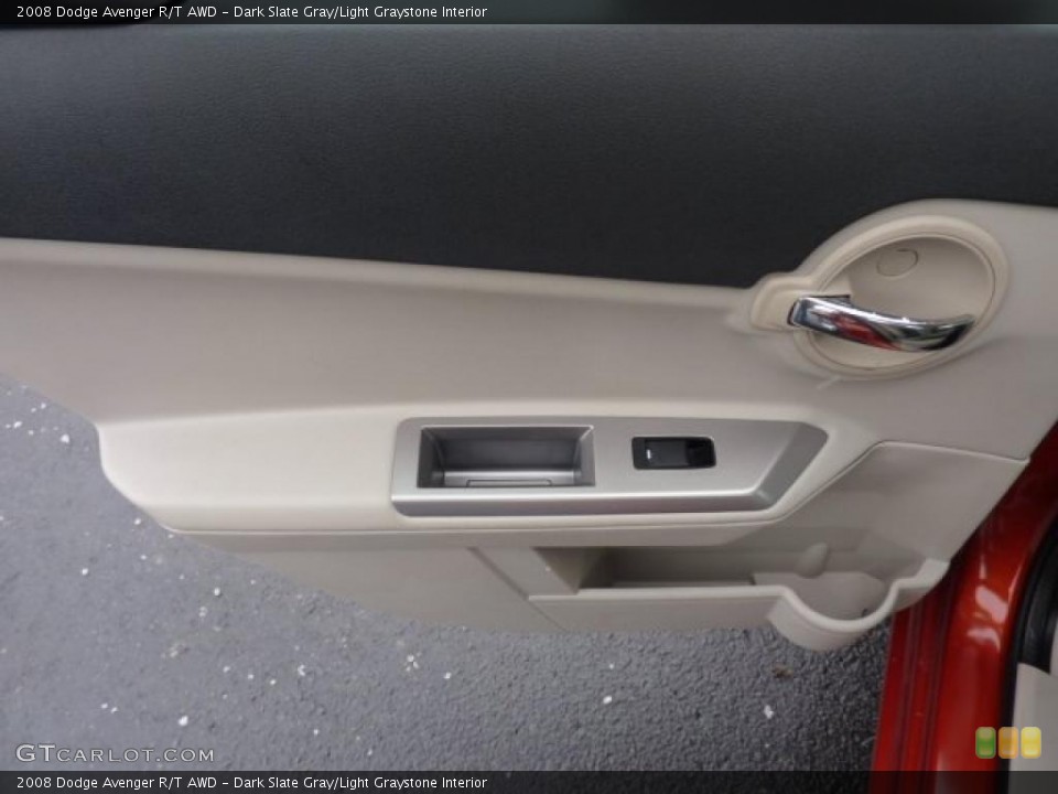 Dark Slate Gray/Light Graystone Interior Door Panel for the 2008 Dodge Avenger R/T AWD #43501786