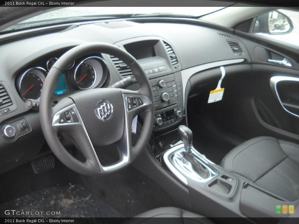 Ebony Interior Prime Interior for the 2011 Buick Regal CXL #43504959