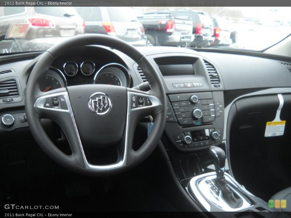 Ebony Interior Dashboard for the 2011 Buick Regal CXL #43505083