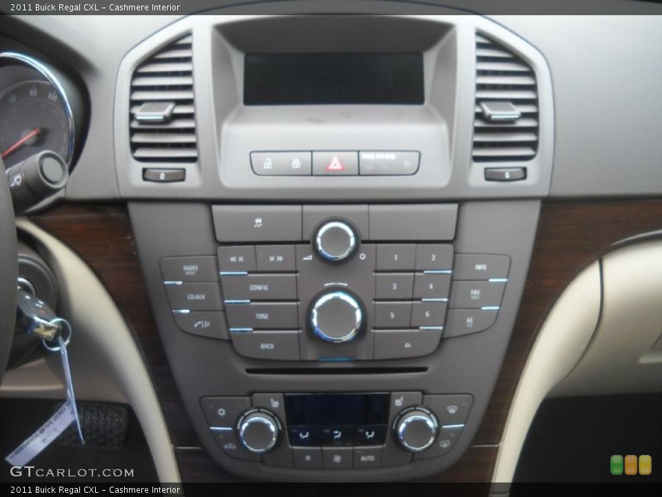 Cashmere Interior Controls for the 2011 Buick Regal CXL #43505403
