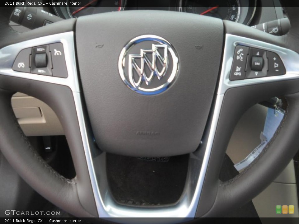 Cashmere Interior Controls for the 2011 Buick Regal CXL #43505431