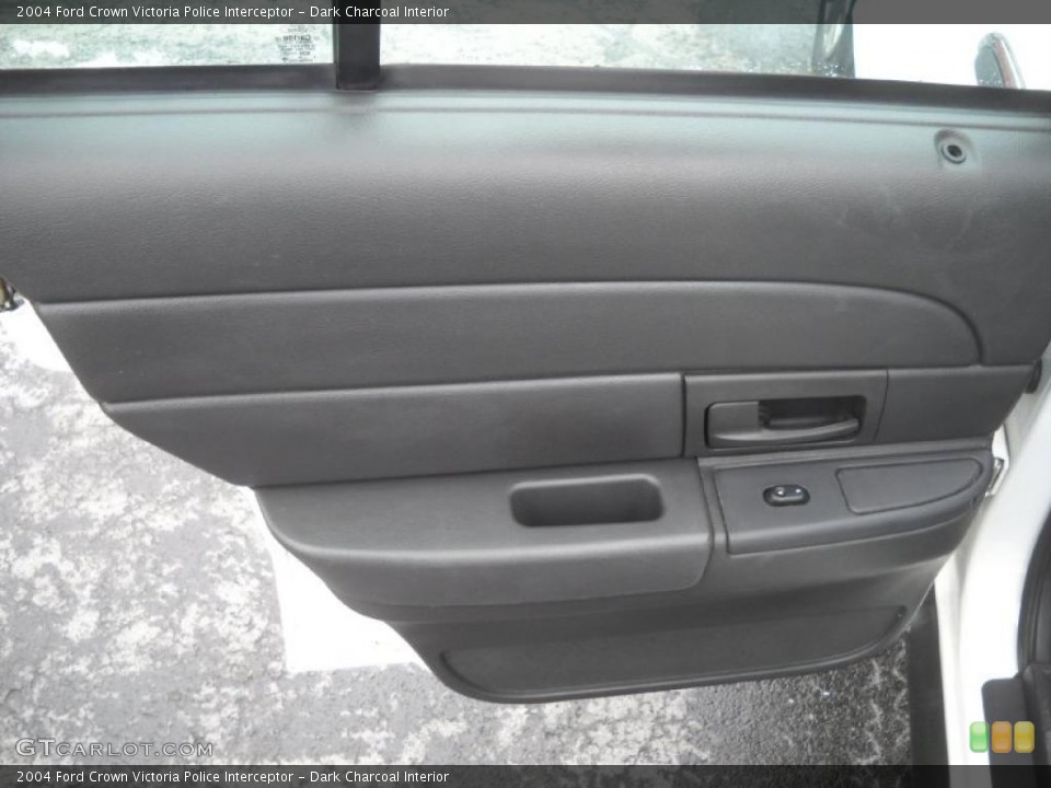 Dark Charcoal Interior Door Panel for the 2004 Ford Crown Victoria Police Interceptor #43506752