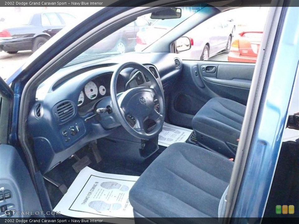 Navy Blue Interior Photo for the 2002 Dodge Grand Caravan Sport #43506792