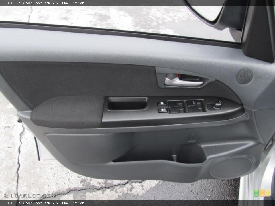 Black Interior Door Panel for the 2010 Suzuki SX4 SportBack GTS #43508376