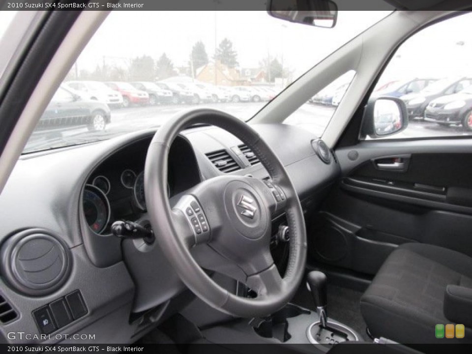 Black Interior Photo for the 2010 Suzuki SX4 SportBack GTS #43508392
