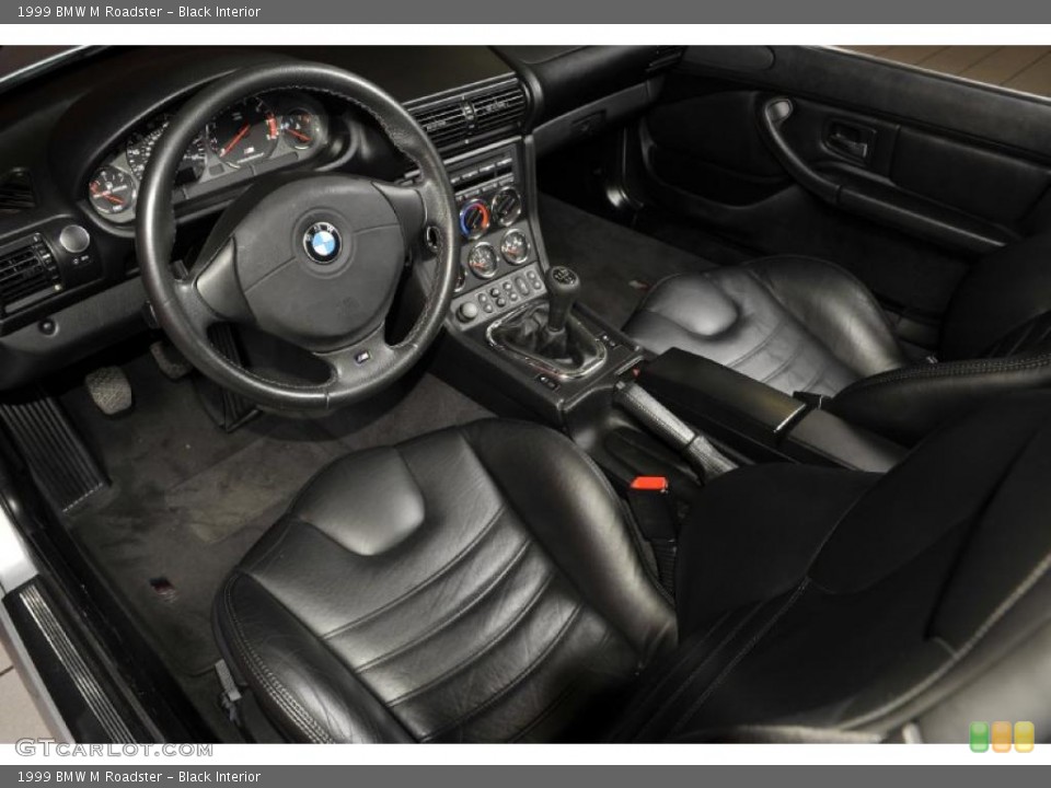 Black Interior Prime Interior for the 1999 BMW M Roadster #43511254