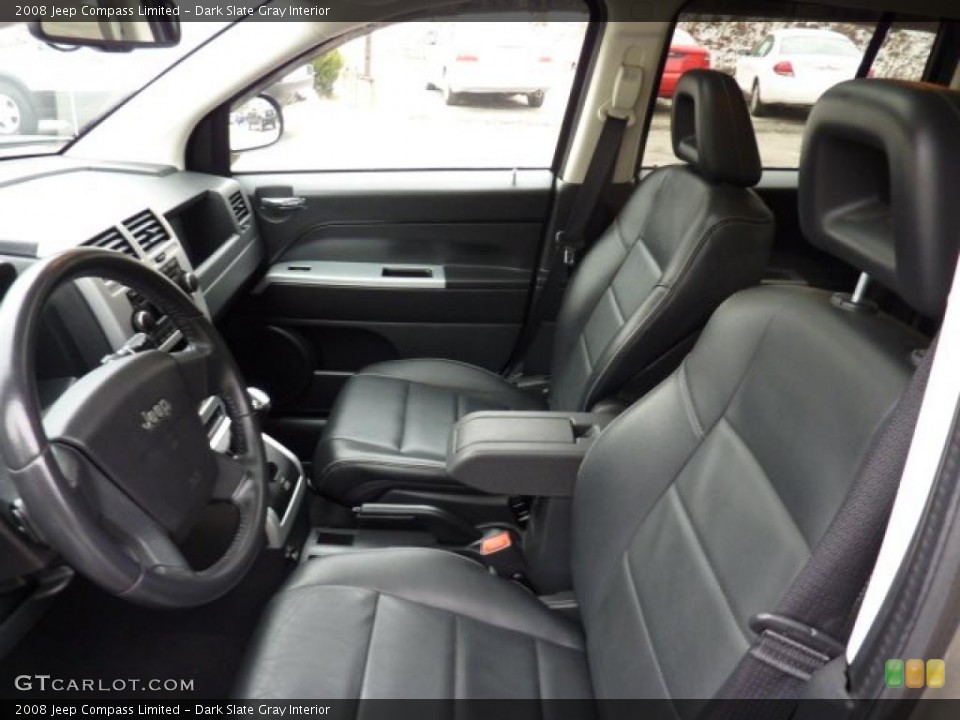 Dark Slate Gray Interior Photo for the 2008 Jeep Compass Limited #43512634