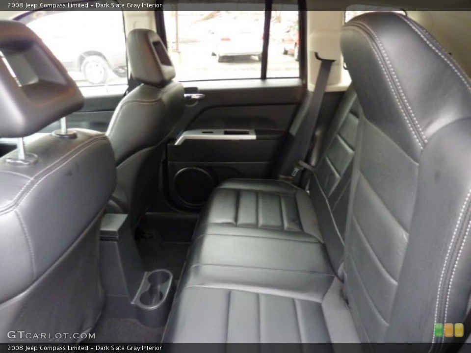Dark Slate Gray Interior Photo for the 2008 Jeep Compass Limited #43512662