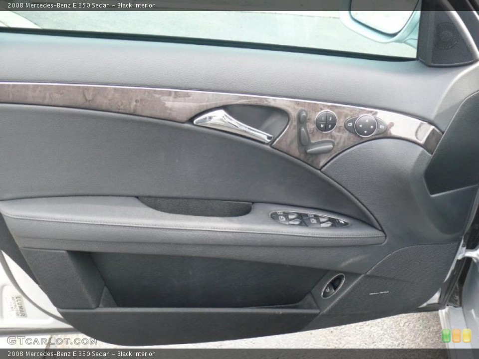 Black Interior Door Panel for the 2008 Mercedes-Benz E 350 Sedan #43515351